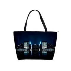 Night City Landscape Classic Shoulder Handbag by Vaneshart