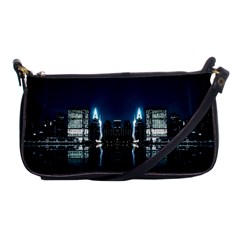 Night City Landscape Shoulder Clutch Bag by Vaneshart