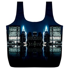 Night City Landscape Full Print Recycle Bag (xl) by Vaneshart