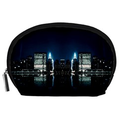 Night City Landscape Accessory Pouch (large) by Vaneshart