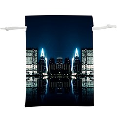 Night City Landscape  Lightweight Drawstring Pouch (xl)