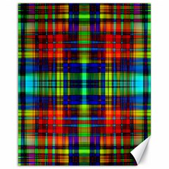 Plaid 6 Canvas 16  X 20  by ArtworkByPatrick