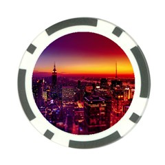 Buiding City Poker Chip Card Guard by Vaneshart