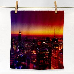 Buiding City Face Towel by Vaneshart