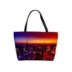 Buiding City Classic Shoulder Handbag by Vaneshart