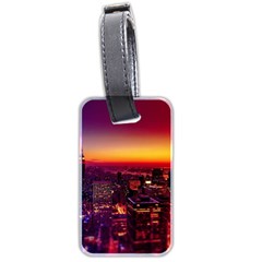 Buiding City Luggage Tag (two Sides) by Vaneshart