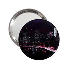 New York City Night 2 25  Handbag Mirrors by Vaneshart