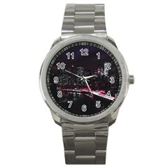 New York City Night Sport Metal Watch