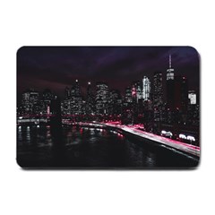 New York City Night Small Doormat  by Vaneshart