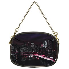 New York City Night Chain Purse (one Side) by Vaneshart