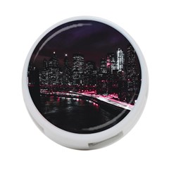 New York City Night 4-port Usb Hub (one Side) by Vaneshart