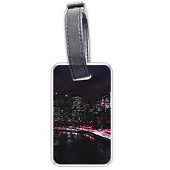 New York City Night Luggage Tag (one Side) by Vaneshart