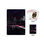 New York City Night Playing Cards Single Design (Mini) Back