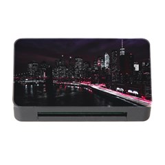 New York City Night Memory Card Reader With Cf by Vaneshart