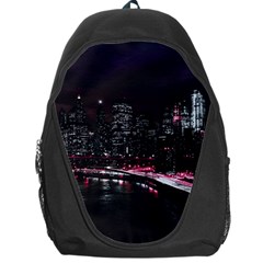 New York City Night Backpack Bag by Vaneshart