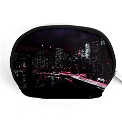 New York City Night Accessory Pouch (medium) by Vaneshart