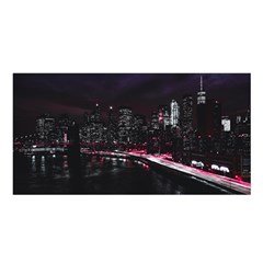 New York City Night Satin Shawl by Vaneshart