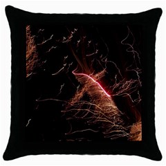 Light Night Dark Sparkler Firework Darkness Bonfire Celebrate Thanksgiving Screenshot Special Effect Throw Pillow Case (black) by Vaneshart