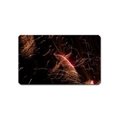 Light Night Dark Sparkler Firework Darkness Bonfire Celebrate Thanksgiving Screenshot Special Effect Magnet (name Card) by Vaneshart