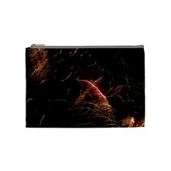 Light Night Dark Sparkler Firework Darkness Bonfire Celebrate Thanksgiving Screenshot Special Effect Cosmetic Bag (medium) by Vaneshart