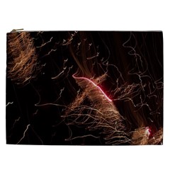 Light Night Dark Sparkler Firework Darkness Bonfire Celebrate Thanksgiving Screenshot Special Effect Cosmetic Bag (xxl) by Vaneshart