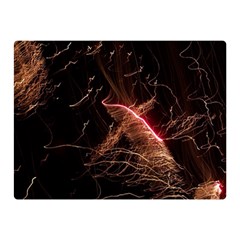 Light Night Dark Sparkler Firework Darkness Bonfire Celebrate Thanksgiving Screenshot Special Effect Double Sided Flano Blanket (mini)  by Vaneshart