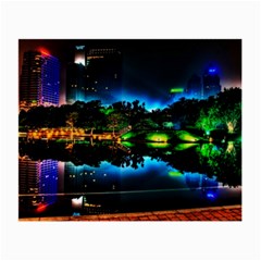 Night City Small Glasses Cloth by Vaneshart