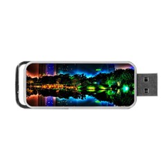 Night City Portable Usb Flash (one Side) by Vaneshart