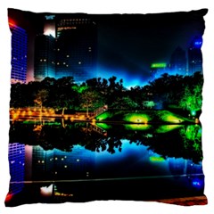 Night City Standard Flano Cushion Case (one Side) by Vaneshart