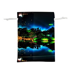 Night City Lightweight Drawstring Pouch (m)