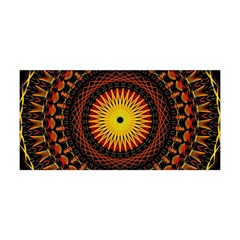 Spiral Pattern Circle Neon Psychedelic Illustration Design Symmetry Shape Mandala Yoga Headband by Vaneshart