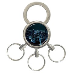 Building Night City 3-ring Key Chain by Vaneshart