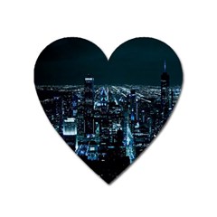 Building Night City Heart Magnet by Vaneshart