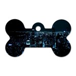 Building Night City Dog Tag Bone (Two Sides) Front