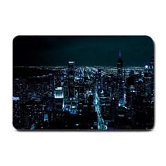 Building Night City Small Doormat  by Vaneshart