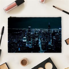 Building Night City Cosmetic Bag (large) by Vaneshart