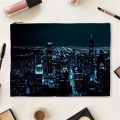 Building Night City Cosmetic Bag (xl) by Vaneshart