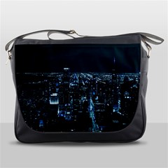 Building Night City Messenger Bag by Vaneshart