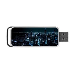 Building Night City Portable Usb Flash (one Side)