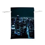 Building Night City Lightweight Drawstring Pouch (S) Front