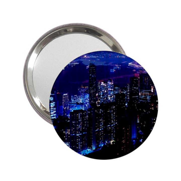 Night City Dark 2.25  Handbag Mirrors