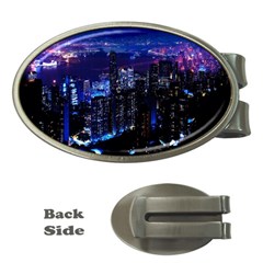 Night City Dark Money Clips (oval)  by Vaneshart