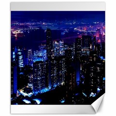 Night City Dark Canvas 20  X 24  by Vaneshart