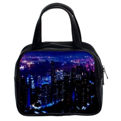 Night City Dark Classic Handbag (two Sides) by Vaneshart