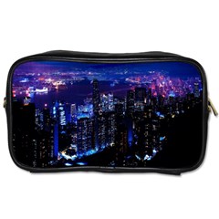 Night City Dark Toiletries Bag (two Sides) by Vaneshart