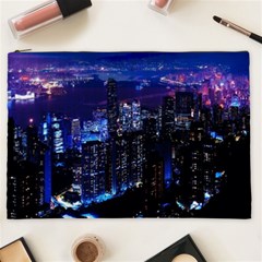 Night City Dark Cosmetic Bag (xxl) by Vaneshart