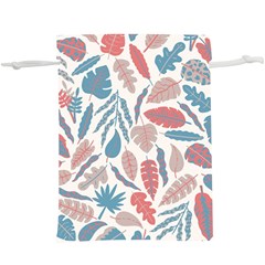 Leaves Art Pattern  Lightweight Drawstring Pouch (xl)