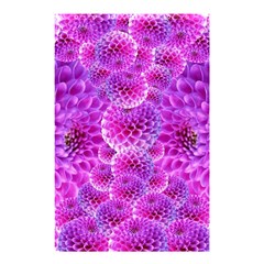 Nature Blossom Plant Flower Purple Petal Bloom Pattern Pollen Pink Flora Flowers Dahlia Design Beaut Shower Curtain 48  X 72  (small)  by Vaneshart