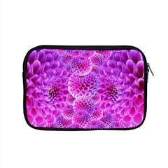 Nature Blossom Plant Flower Purple Petal Bloom Pattern Pollen Pink Flora Flowers Dahlia Design Beaut Apple Macbook Pro 15  Zipper Case by Vaneshart