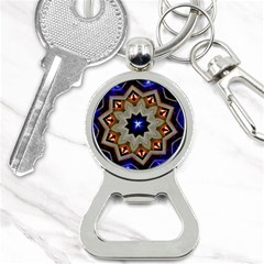 Light Abstract Structure Star Pattern Toy Circle Christmas Decoration Background Design Symmetry Bottle Opener Key Chain by Vaneshart